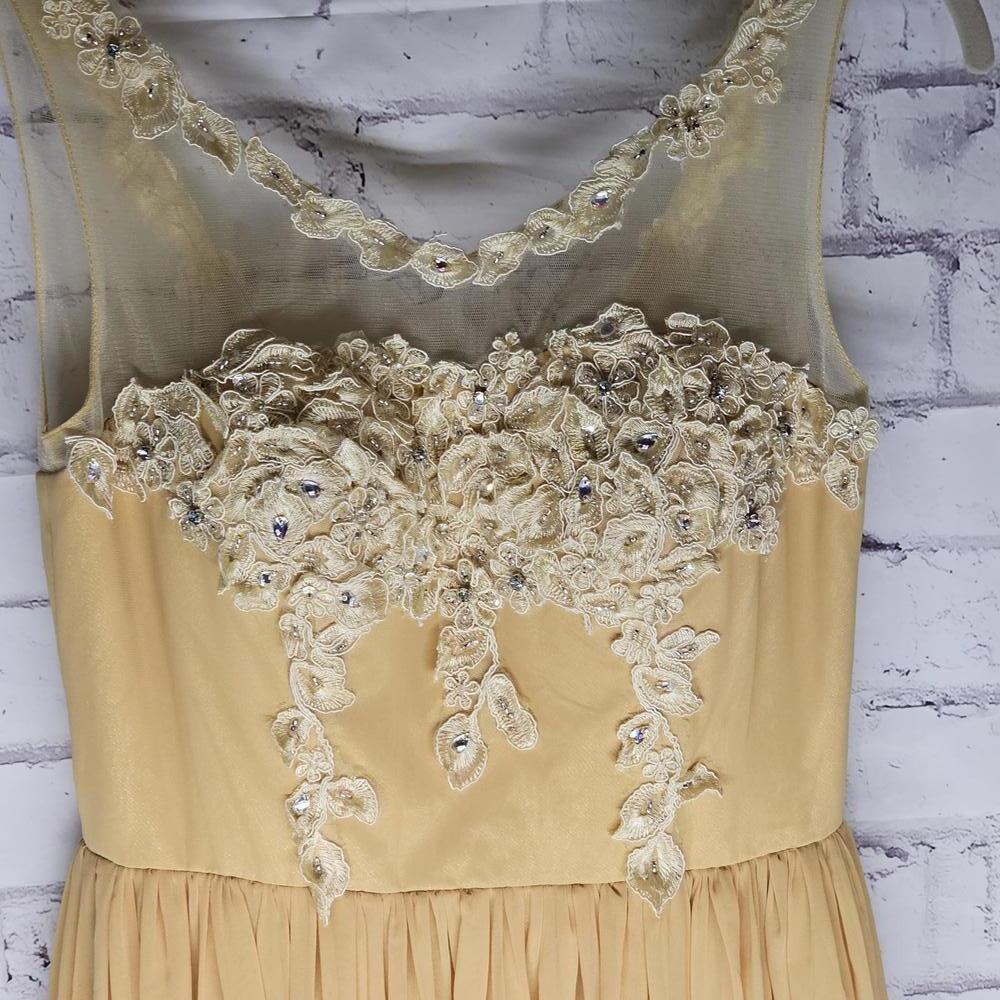 Yellow/Gold Prom Dress - Picture 2 of 10